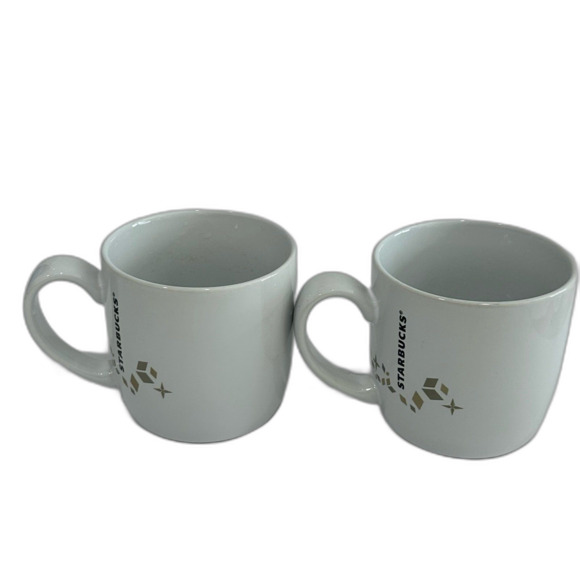 Starbucks 2013 Holiday Collection 14oz. Ceramic Mugs (2) Never Used - Picture 4 of 10